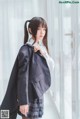 Coser @ 桜 桃 喵 Vol.082: 桜 桃 未熟 2 冬季 制服 丝 秀 (45 photos)